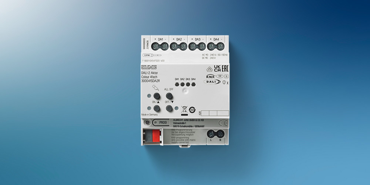 KNX DALI 2 Gateway Colour bei Bernhard Scheller Elektro- u. Gebäudetechnik in Prosselsheim